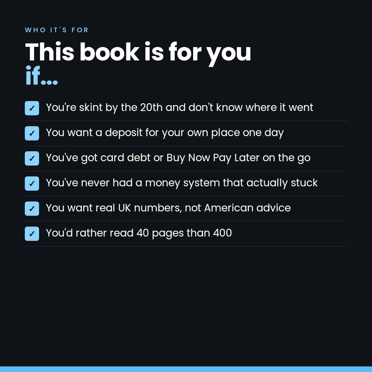 Skint to Sorted: The easy-money mindset to stop living payday to payday, and 7 habits that actually stick (eBook)