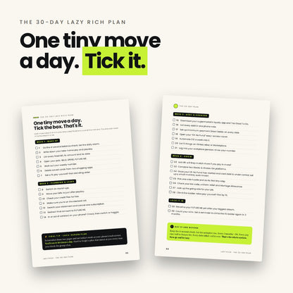 Lazy Rich: The Tiny-Habit Money Book (eBook)